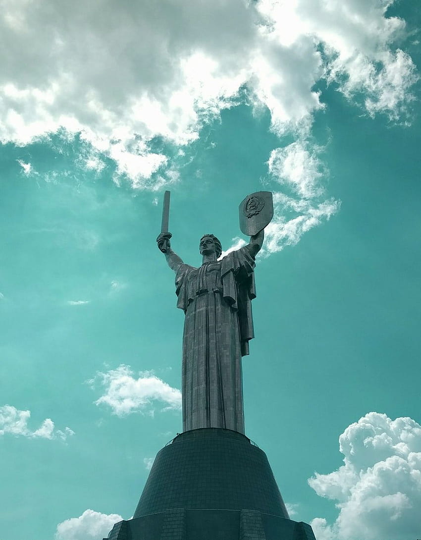 Das Mutterlandsdenkmal, Ukraine – Denkmal HD-Handy-Hintergrundbild