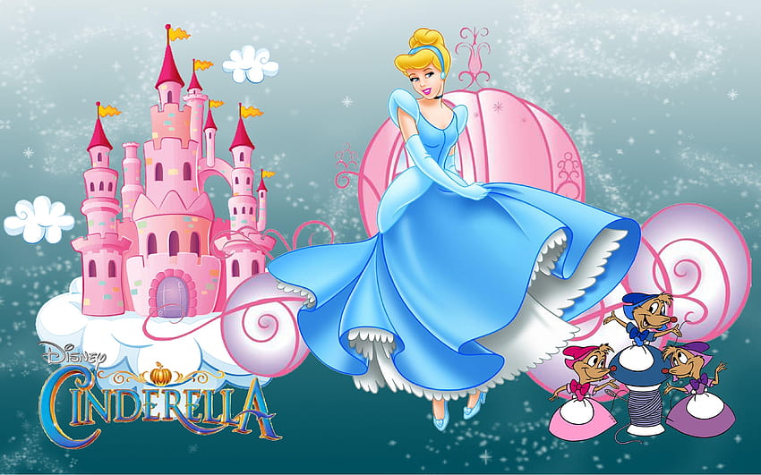 Château de la princesse Cendrillon Dessin animé Walt Disney, fond de cendrillon Fond d'écran HD
