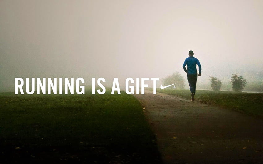 Quotes About Running Nike. QuotesGram, man and women running HD wallpaper