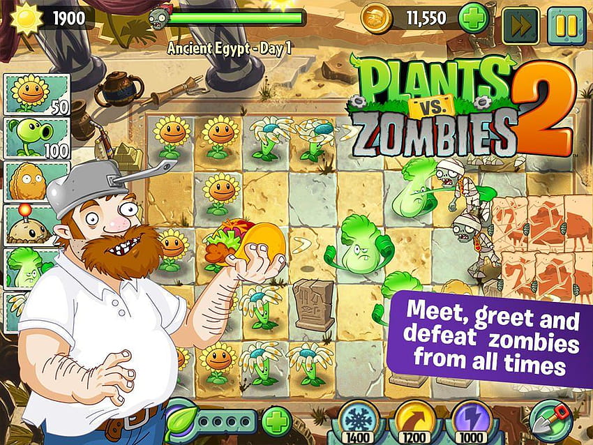 Plants vs Zombies 2 Ancient Egypt Wallpaper by PhotographerFerd on