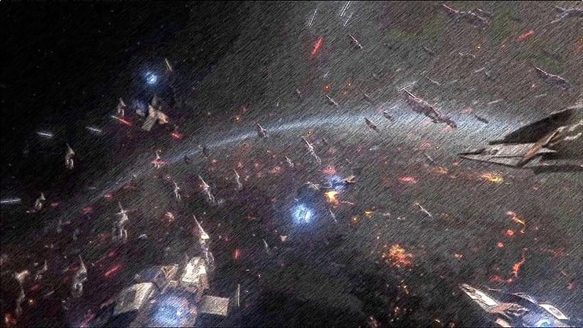 Halo Space Battle HD-Hintergrundbild