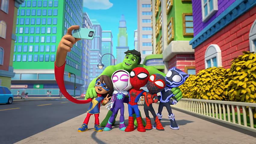 Listen To The Fun Theme Song For Spidey and His Amazing Friends HD wallpaper