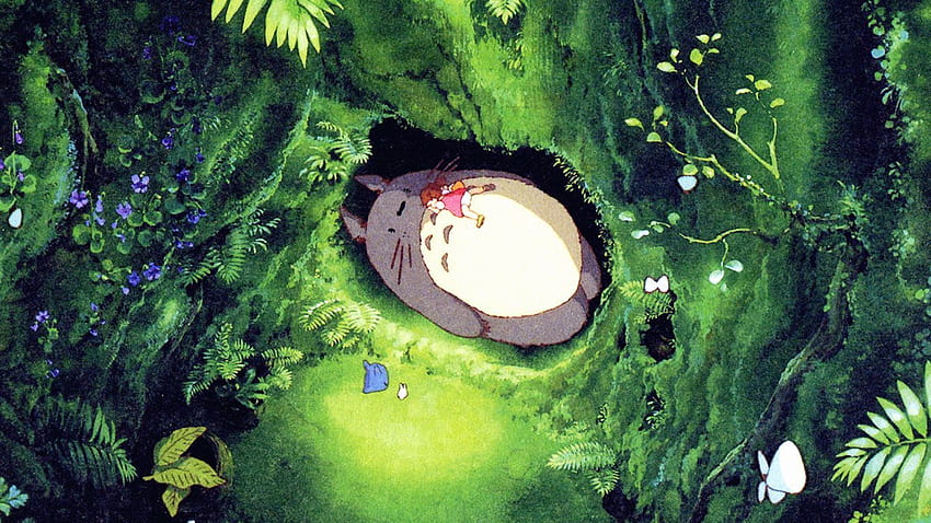 ap14, ästhetischer grüner Anime-Computer HD-Hintergrundbild