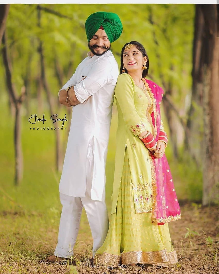 Punjabi Love posted by Zoey Tremblay, punjabi couple HD phone wallpaper