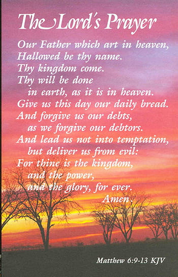 The Lords Prayer Wallpaper