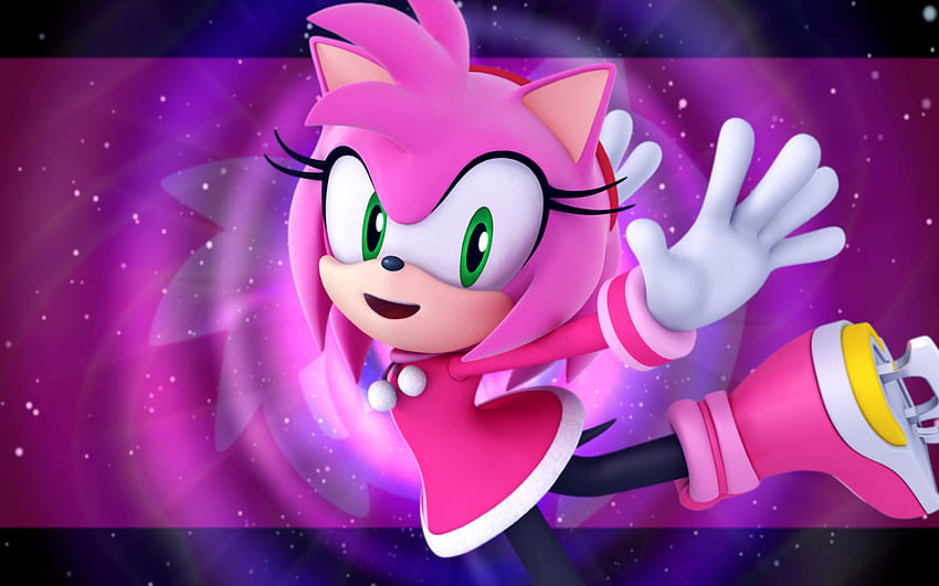 Amy Rose, Sonic und Amy HD-Hintergrundbild