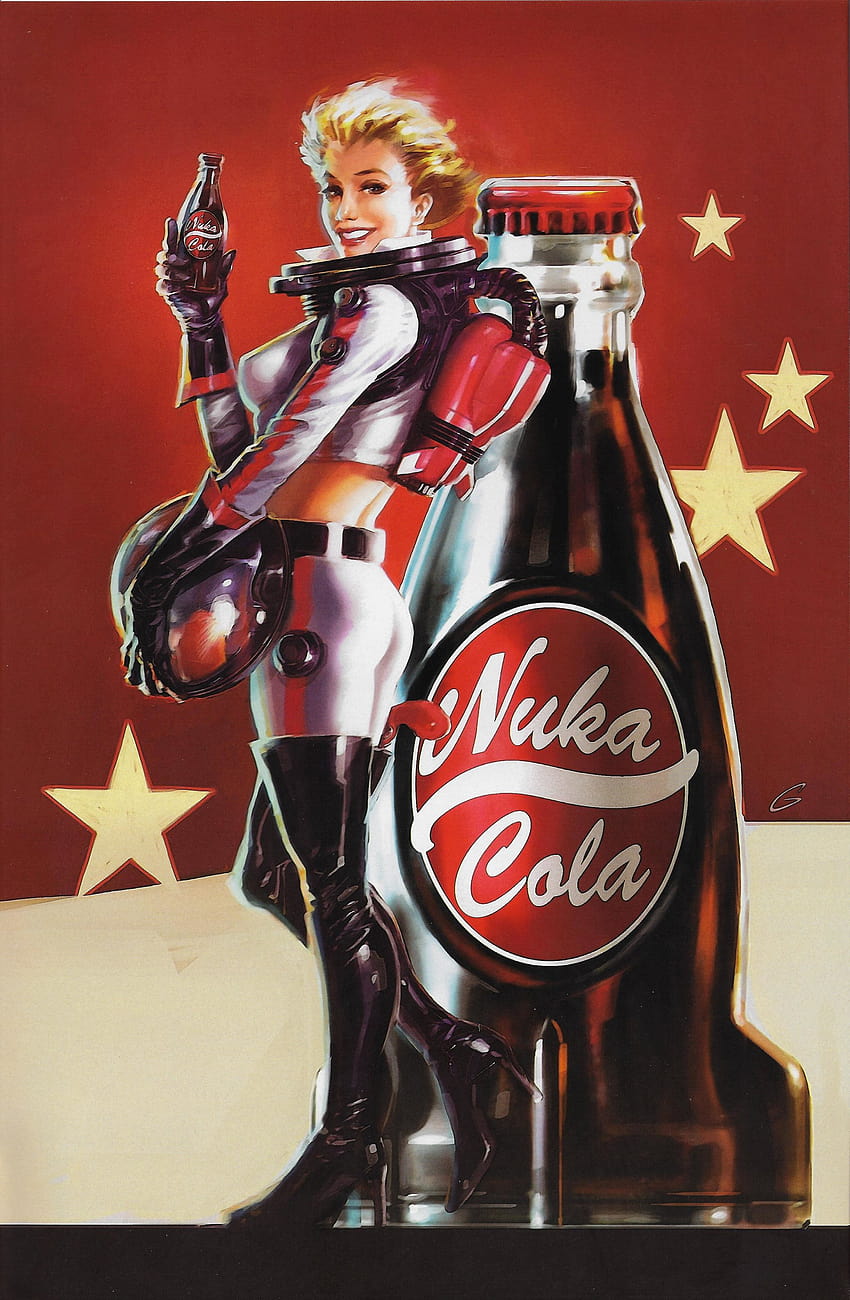 Nuka Cola Girl, Vintage Coca Cola aufstecken HD-Handy-Hintergrundbild