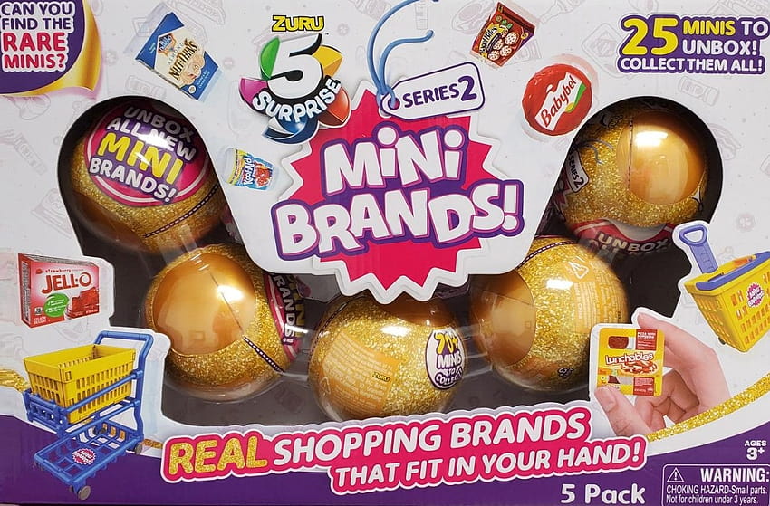 ZURU Toys Surprise Mini Brands Balls Series 2, 5 Pack HD wallpaper