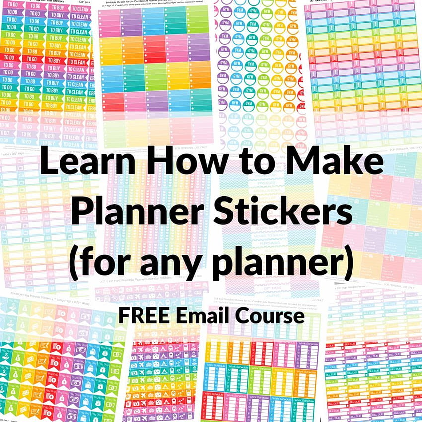 How to make your own planner stickers ...allaboutplanners.au HD phone wallpaper