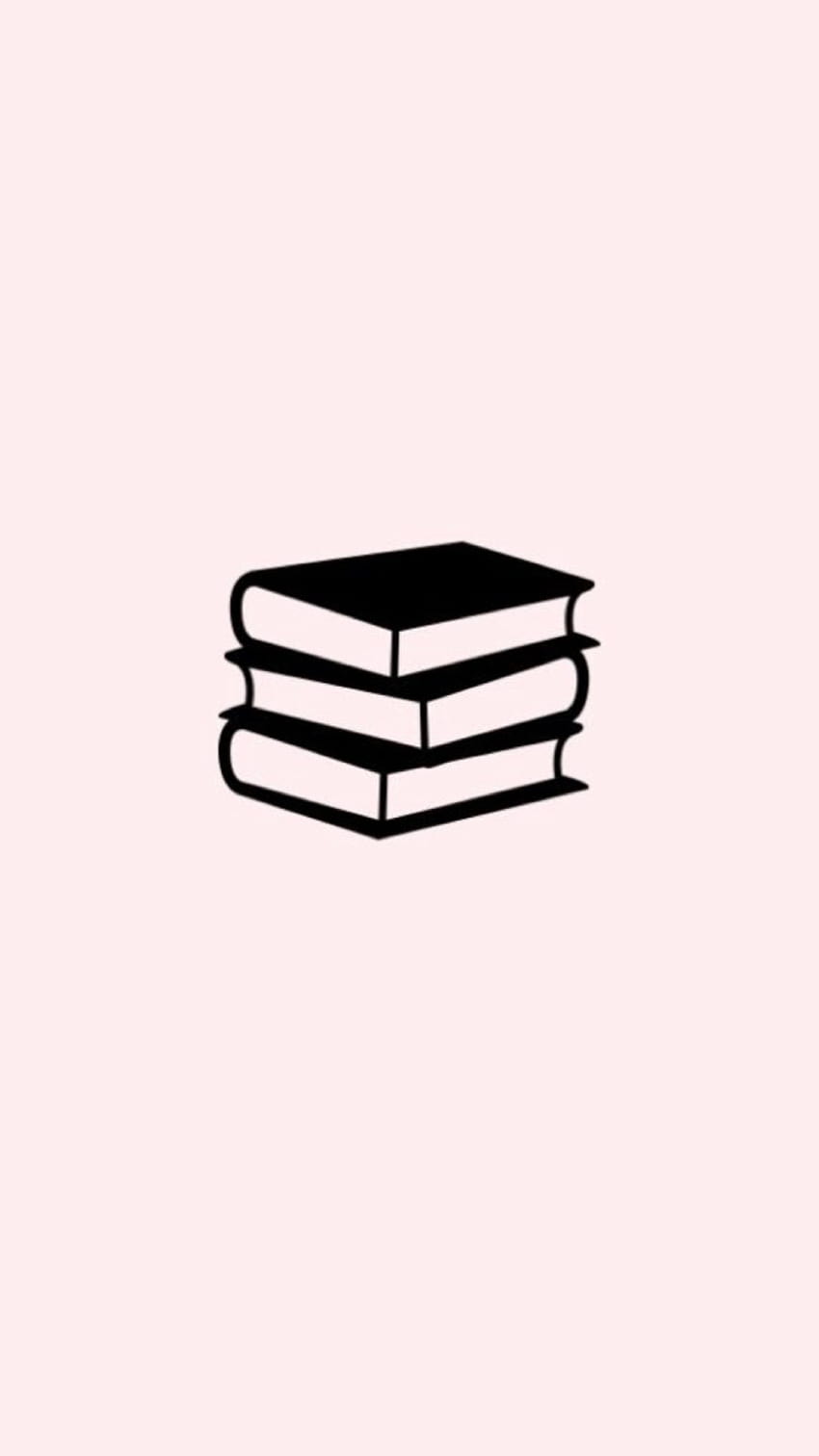 Libros rosas, libros de estudio. fondo de pantalla del teléfono