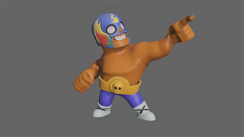 3D Printed Brawl Stars, el primo brawl stars HD wallpaper