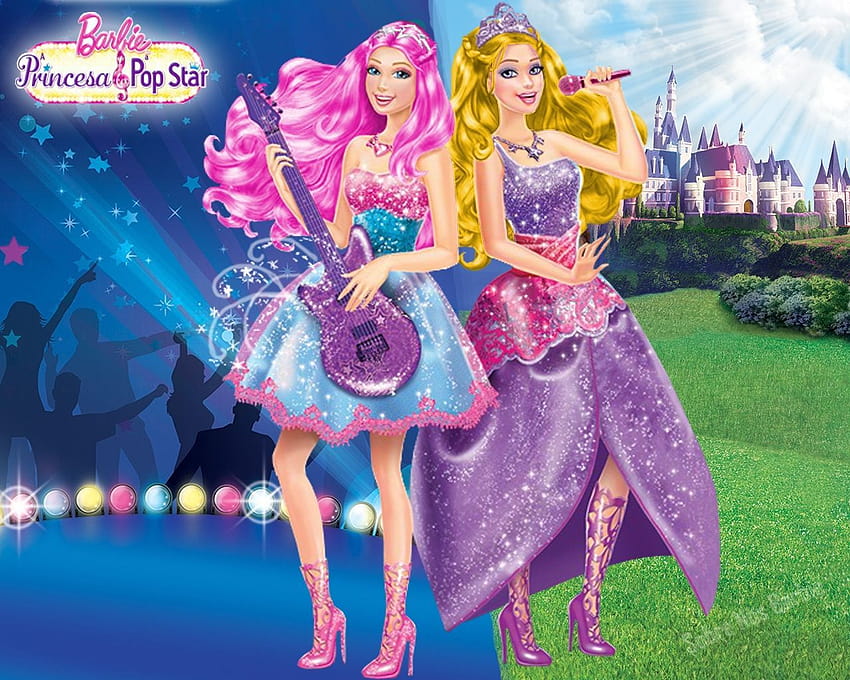 Barbie sang Putri dan bintang pop : Barbie sang Putri dan bintang Pop Wallpaper HD