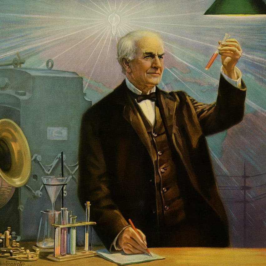 Thomas Edison, thomas alva edison HD phone wallpaper