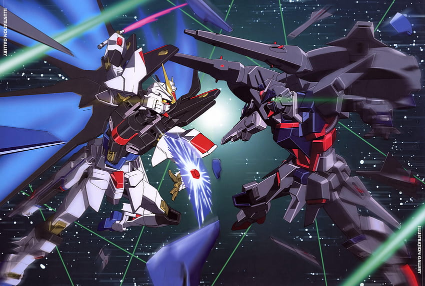 Mobiler Anzug Gundam Seed Destiny Retina Ultra und Gundam versus HD-Hintergrundbild