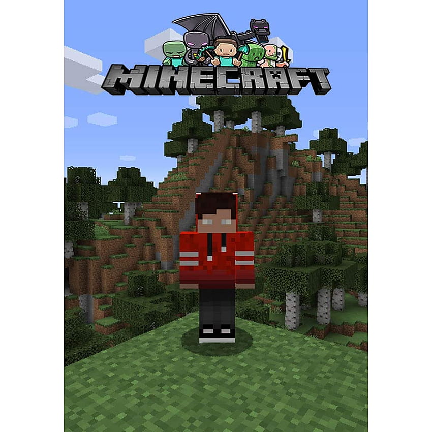 Minecraft: Background Diamond player skin Herobrine NovaSkin