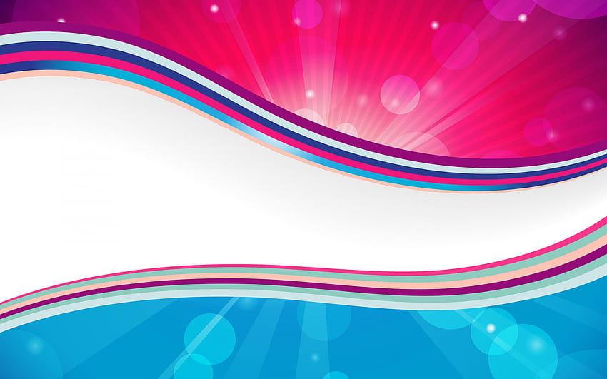 : colorful, illustration, abstract, wavy lines, blue, pattern, circle, vector, magenta, color, rainbow, wave, shape, design, line, computer , font 2560x1600, colourful wavy lines HD wallpaper