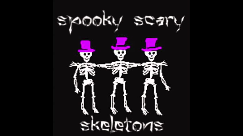 spooky scary skeletons HD wallpaper