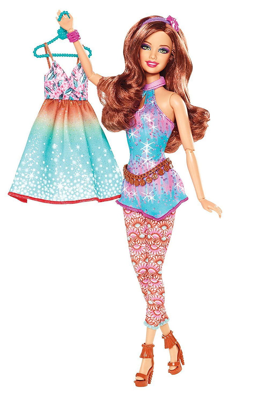 Barbie Fashionistas Fashion Fabulous Doll, Purple, Dolls, made to ...