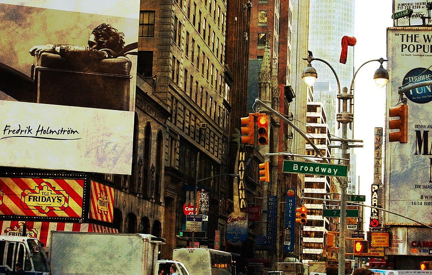 Vintage New York City, old new york city HD wallpaper