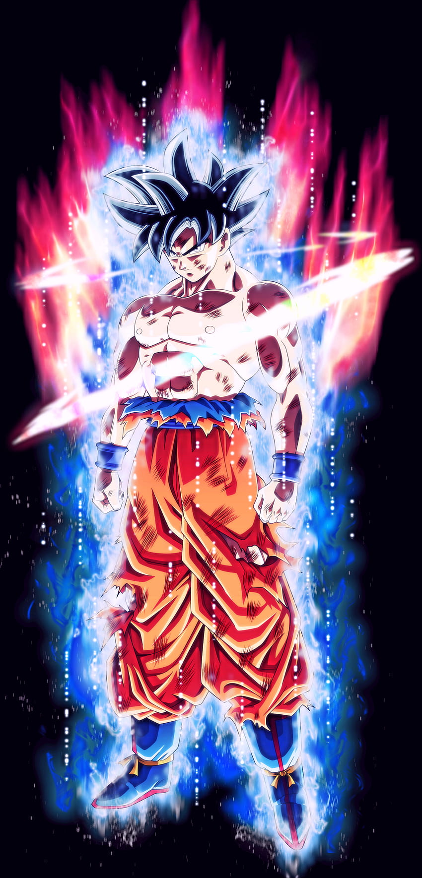 Goku, Dragon Ball Z Ultra Instinct에 있는 핀 HD 전화 배경 화면