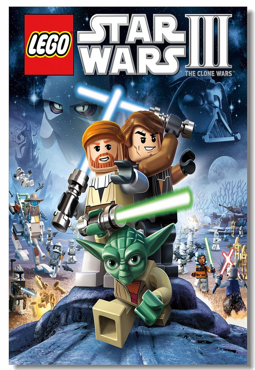 Pittura murale su tela personalizzata Lego Star Wars Poster Lego Clone Wars, clone di lego star wars Sfondo del telefono HD