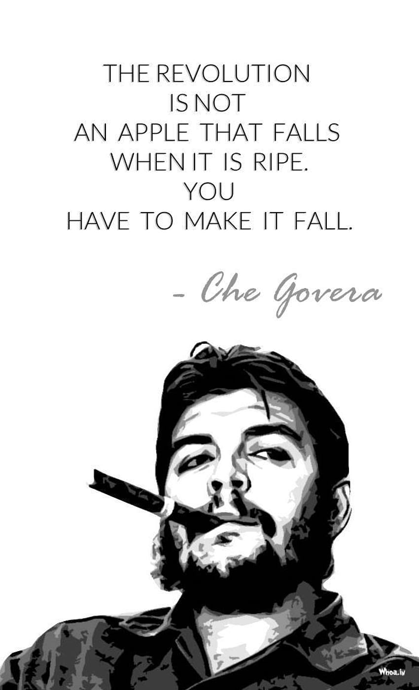 Che Guevara z cytatami, cheguvera in Tapeta na telefon HD