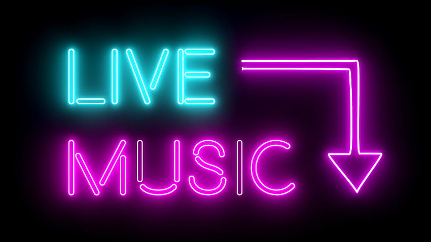 Live music neon sign ... afari HD wallpaper
