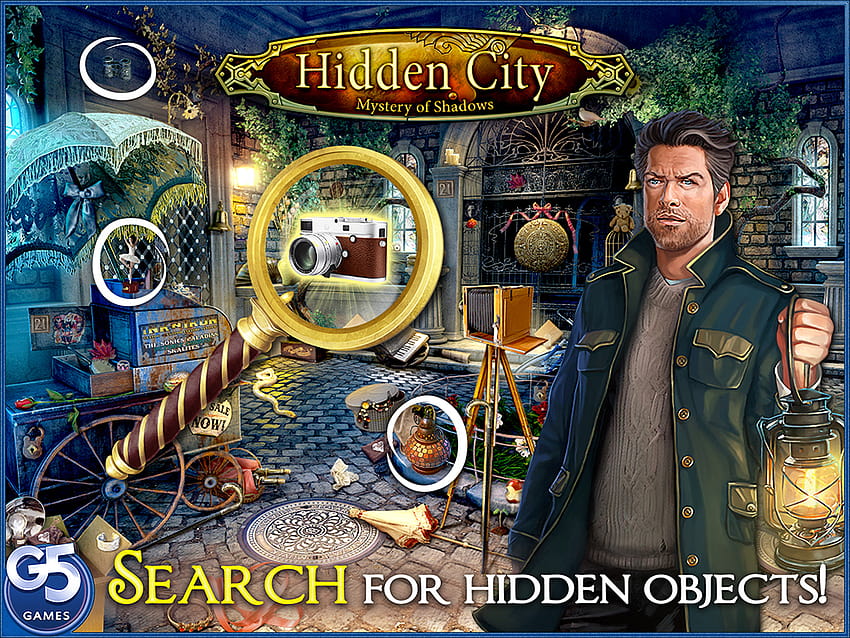 G5 games hidden city sony liv application