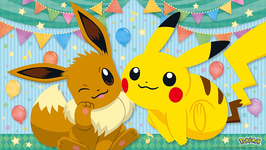 Decorate your devices with Pokémon birtay 2018, thanksgiving pikachu HD wallpaper