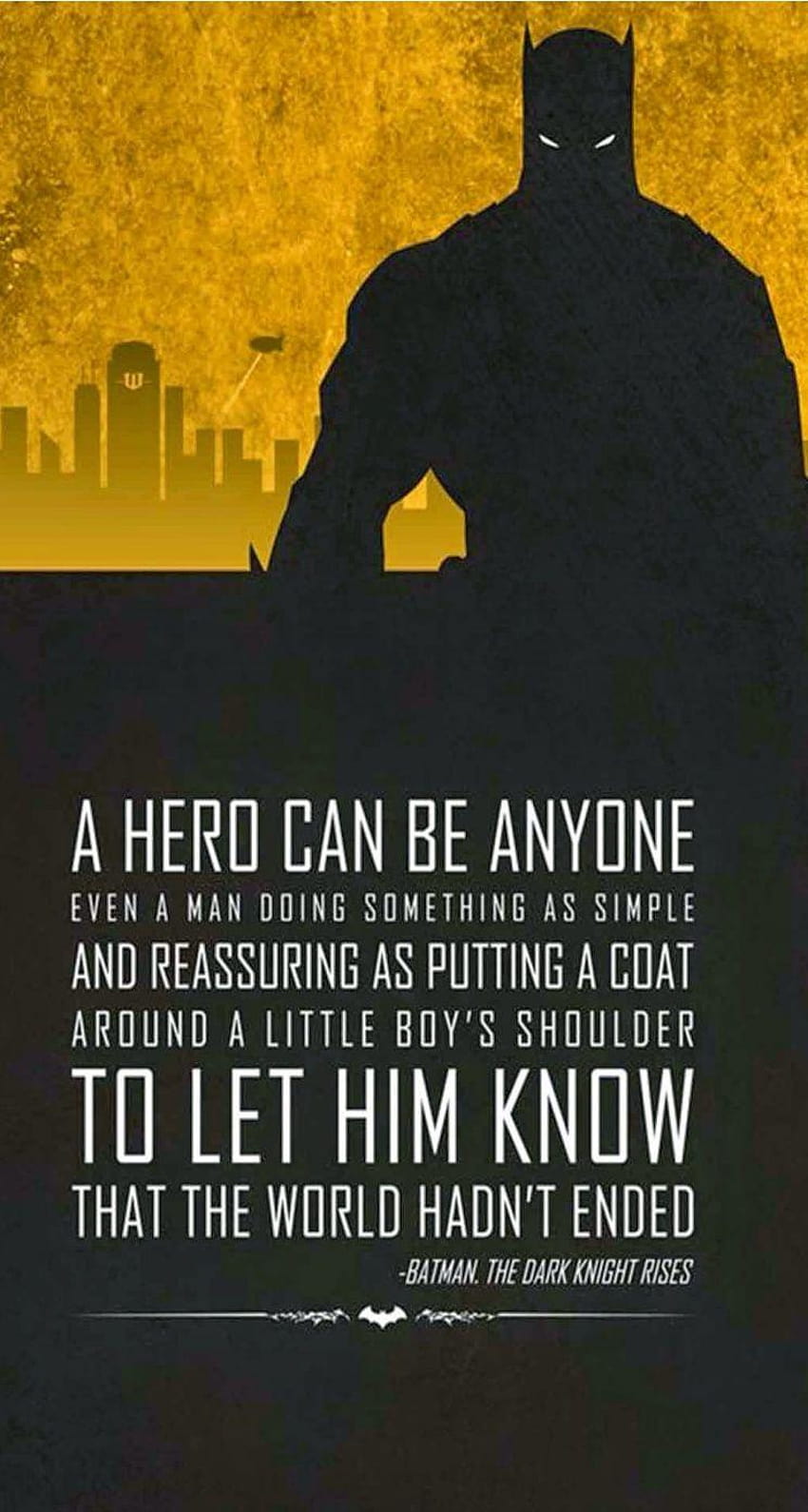 Batman, The Dark Knight Rises. iPhone 8, superhero quotes iphone HD phone  wallpaper | Pxfuel