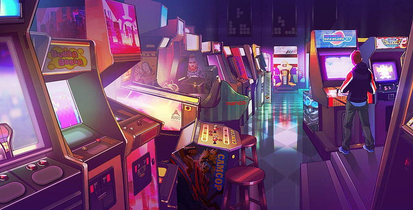 The Glory Days, aesthetic arcade HD wallpaper | Pxfuel