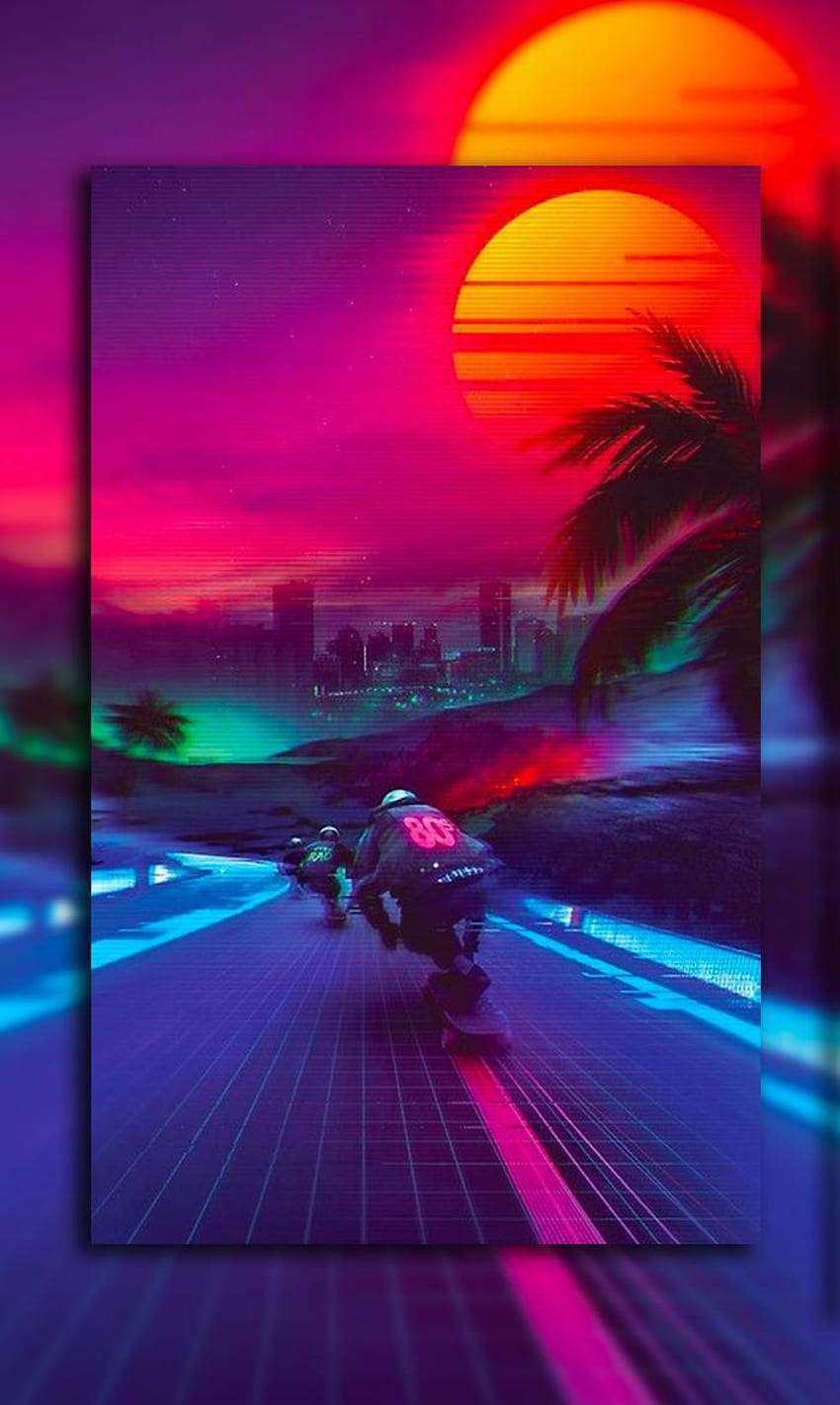 80's : Rad, Cool, Vaporwave for Android, 1980s retrowave HD phone wallpaper  | Pxfuel