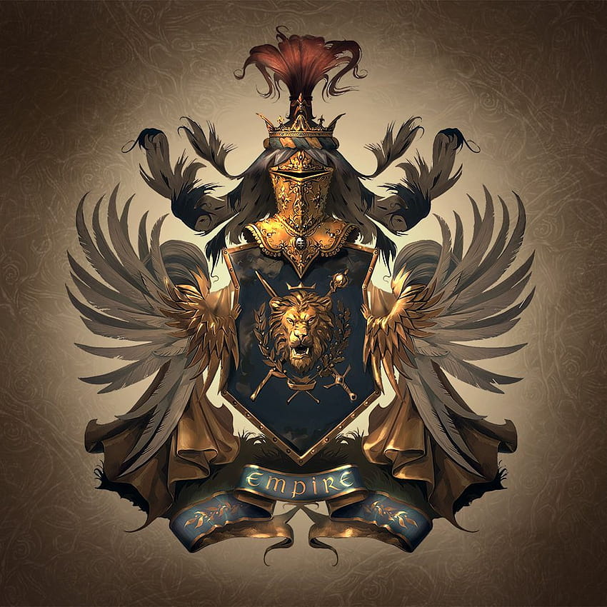 escudo de armas león fondo de pantalla del teléfono