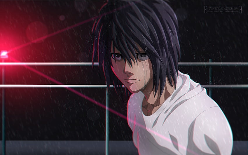Anime, Detective L, Death Note & Backgrounds, l from death note HD wallpaper