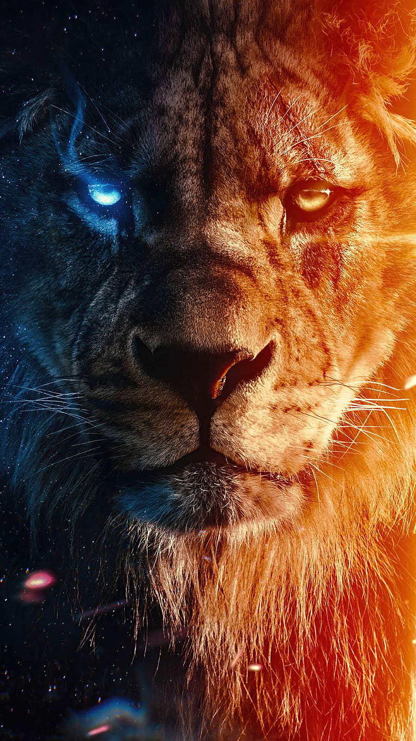 Lion King iPhone X, estetika singa wallpaper ponsel HD
