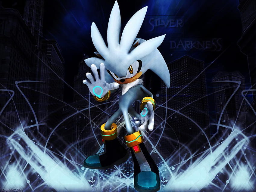 Sonic the Hedgehog : Silver Darkness, dark silver the hedgehog HD wallpaper