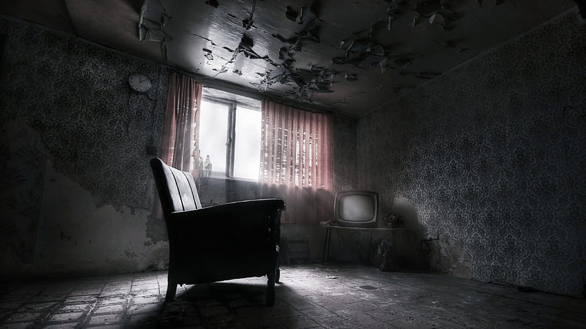 3840x2160 Abandoned House, Horror, Dark, Furniture for U TV, scary room HD wallpaper