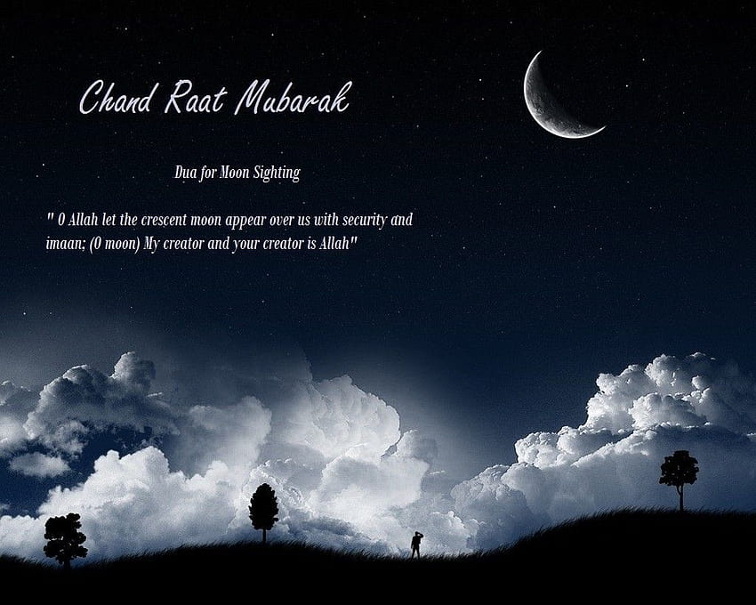 Happy Eid Chand Raat Wishes Greeting Quotes 2021, chand mubarak 2021 fondo de pantalla