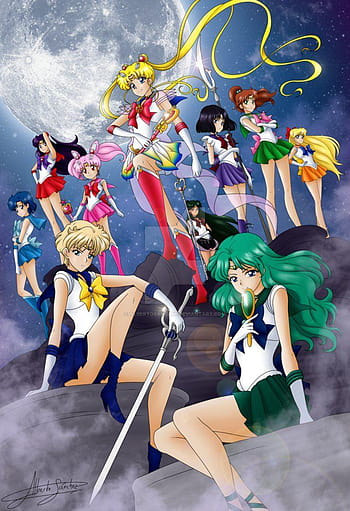 Sailor Moon Crystal Season 4 All Senshi Wallpaper by xuweisen