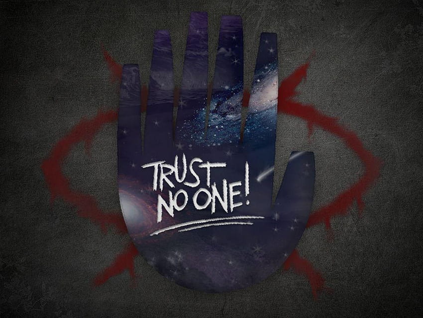 Another, better version to the I made : gravityfalls, trust no one HD wallpaper