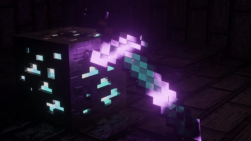Espada encantada de Minecraft en vivo fondo de pantalla