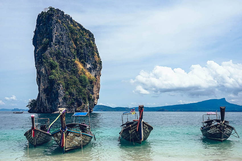 8 das melhores praias de Krabi, Tailândia que você não quer perder, poda island thailand papel de parede HD