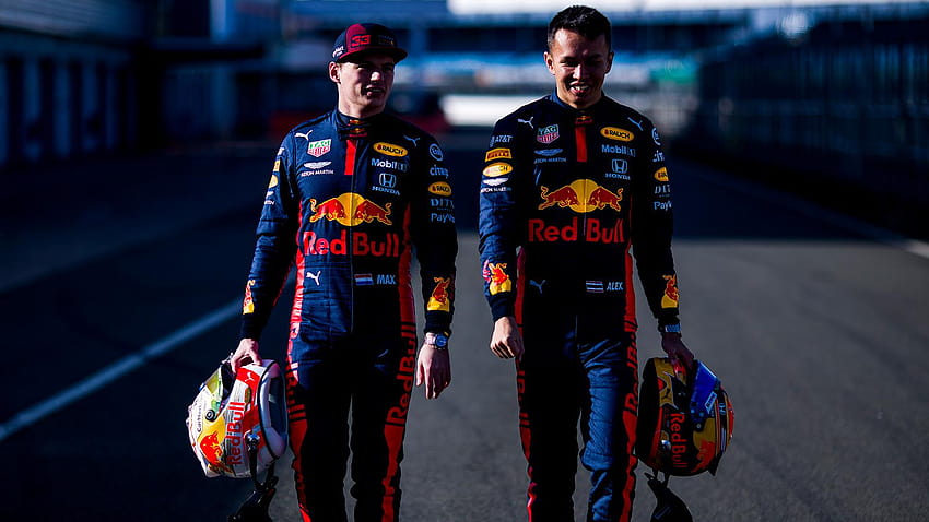 Max Verstappen and Alexander Albon in their 2020 race gear. : formula1 HD wallpaper
