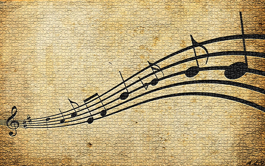 Vintage Music Note ~ Click, music notation HD wallpaper | Pxfuel