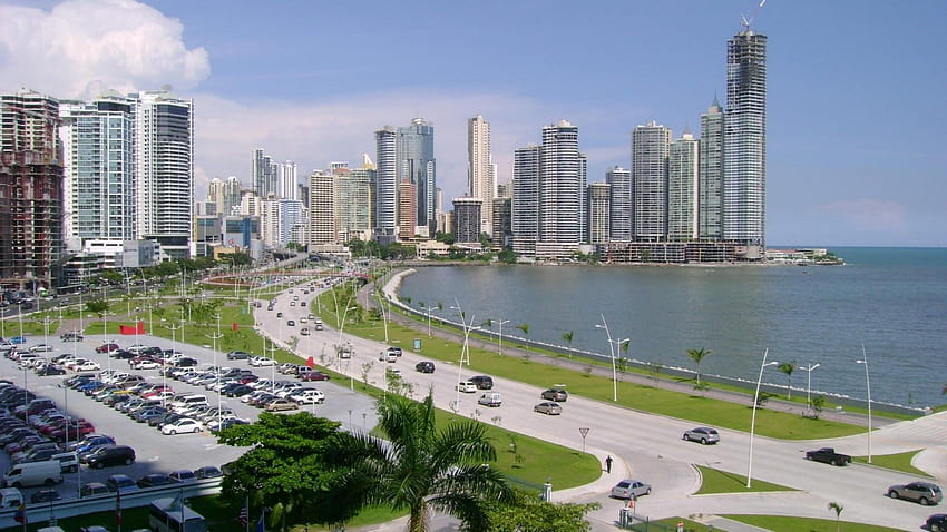 1 Panama City, kanał panamski Tapeta HD