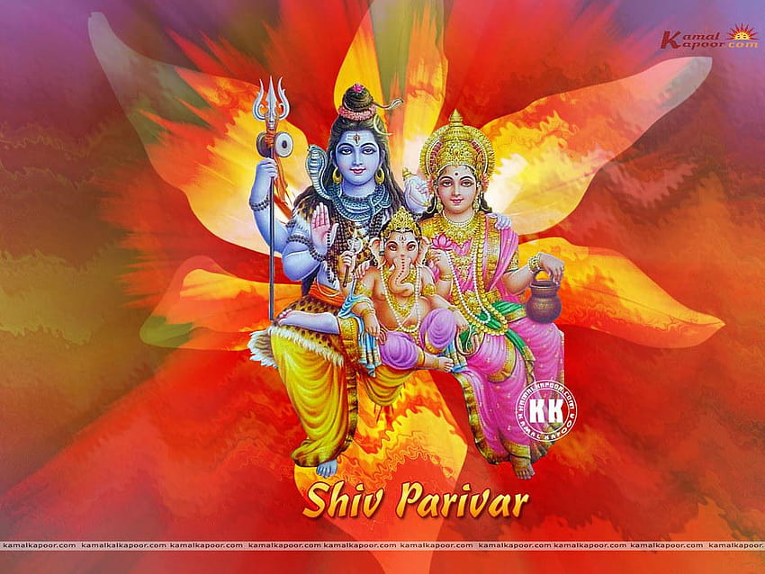 Indian God Shiv parivar, shiv pariwar HD wallpaper