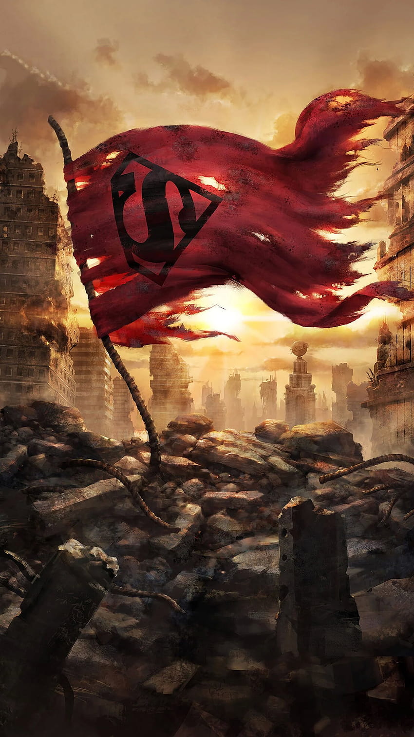 Pin on Superman, the death of superman HD phone wallpaper