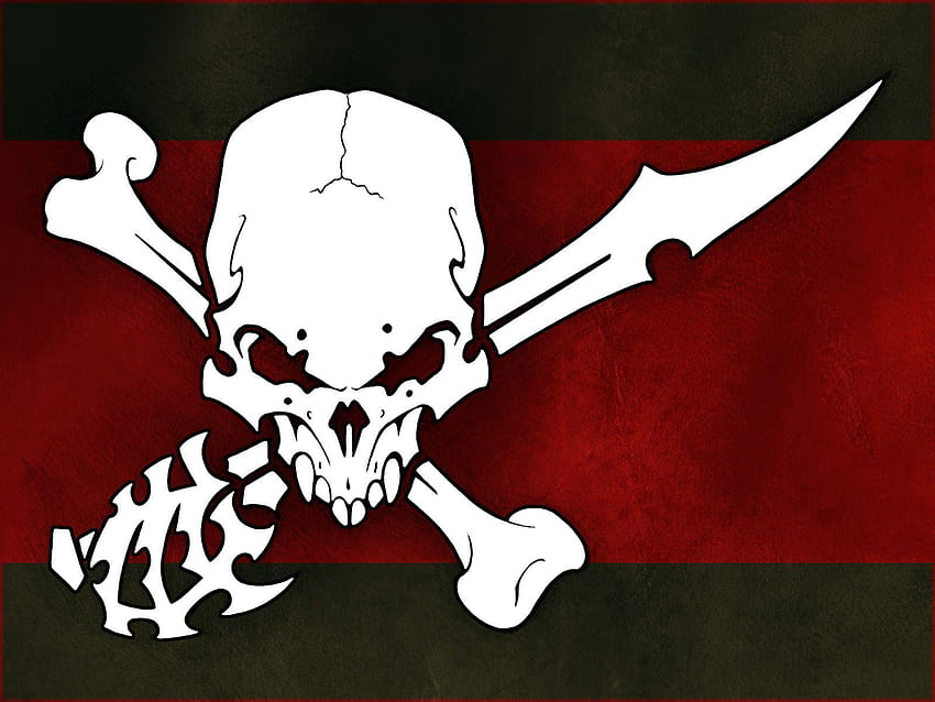 해적 깃발, 웃는 해골 HD 월페이퍼
