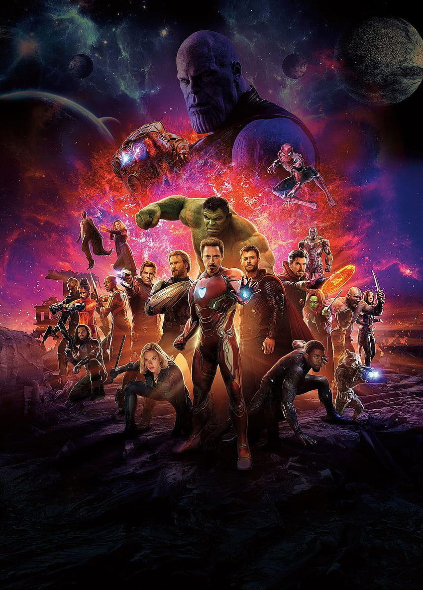 Vengadores: Infinity War, War Machine, Vision, Scarlet Witch, thor iphone infinity war fondo de pantalla del teléfono
