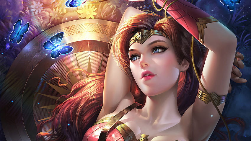 1440x900 Wonder Woman New Cute Art 1440x900 Resolution , Backgrounds, and, women art HD wallpaper